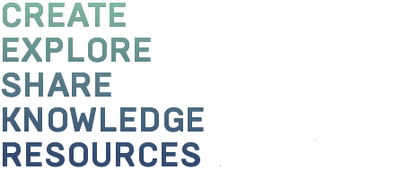 Create<br>explore<br>share<br>science<br>and knowledge<br>resources